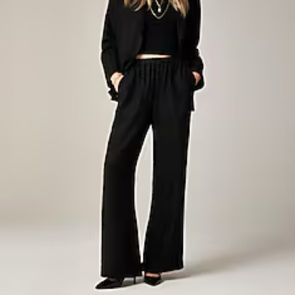 NWT J. Crew Textured Satin Stratus Pant